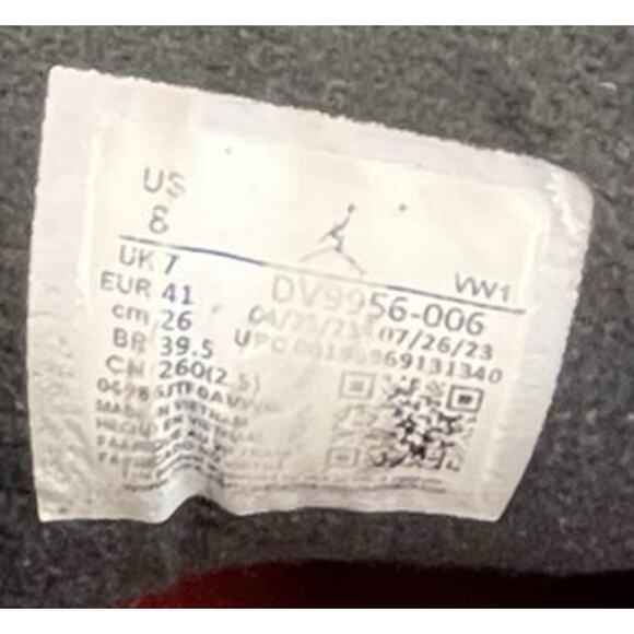 Mens Air Jordan 2 Retro Low 'Christmas' Basketball Sneakers Size 8 Black Green - Picture 6 of 6